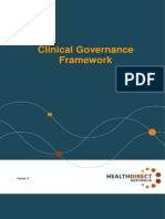 Clinical Governance Framework 2013 - Health Direct Australia