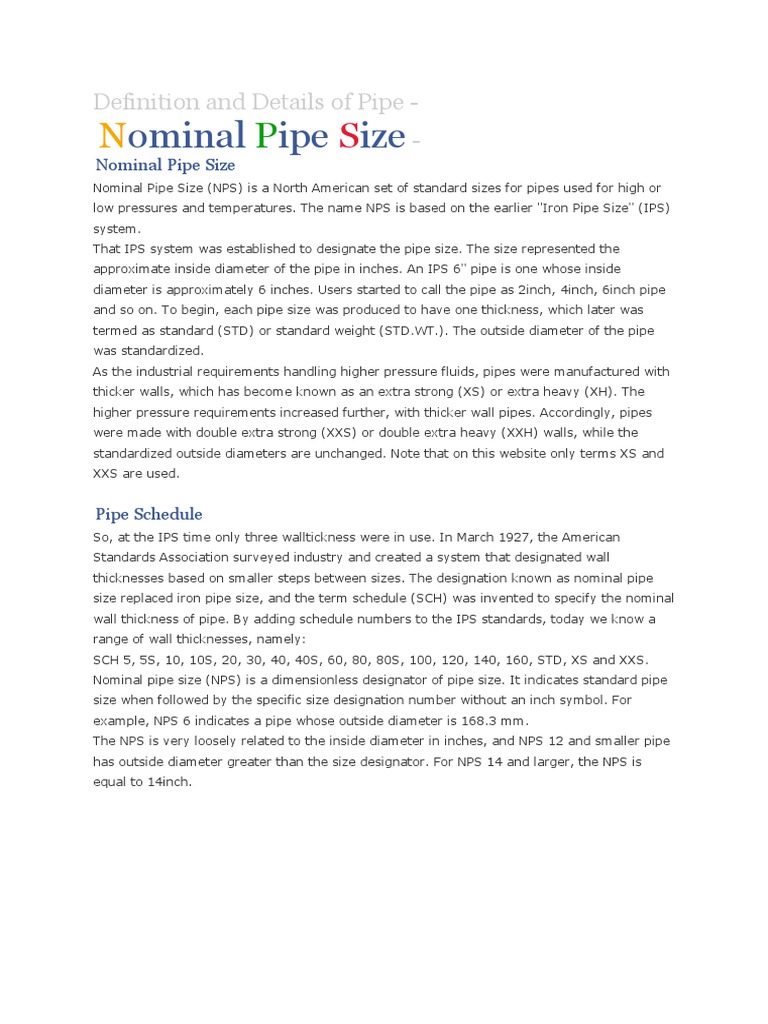 Definition and Details of Pipe PDF Pipe (Fluid Conveyance