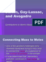 Dalton, Gay-Lussac, and Avogadro