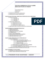 Format Penulisan Skripsi Dan Tugas Akhir Prodi Akuntansi - Unikom