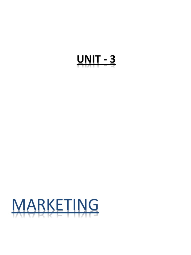 Unit3industrial Management | PDF | Marketing | Retail