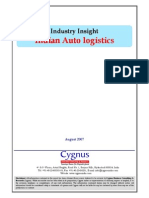 Indian Auto Logistics-ToC