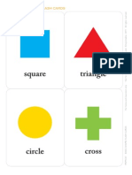 Flashcards Shapes PDF