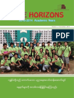 Wide Horizons Newsletter - Burmese