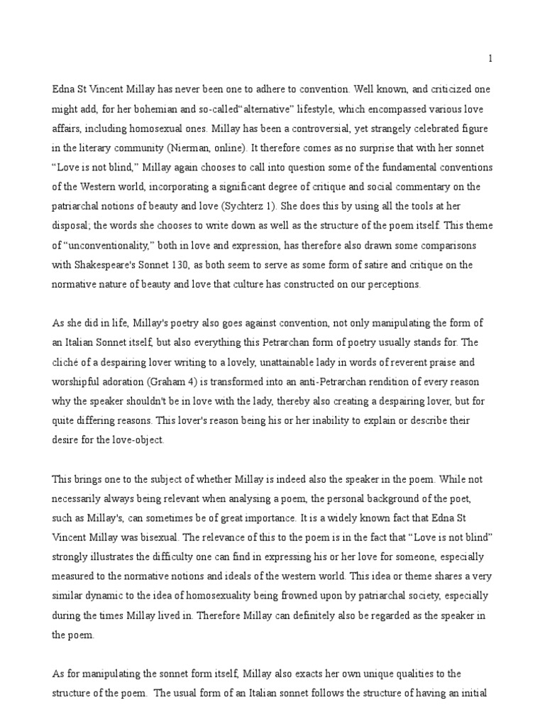 Love essay examples picture