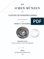 Die Deutschen Münzen Der Sächsischen Und Fränkischen Kaiserzeit. Bd. II / Hrsg. Von Hermann Dannenberg