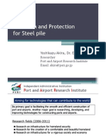 Corrosion and Protection For Steel Pile: Yoshikazu Akira, Dr. Eng