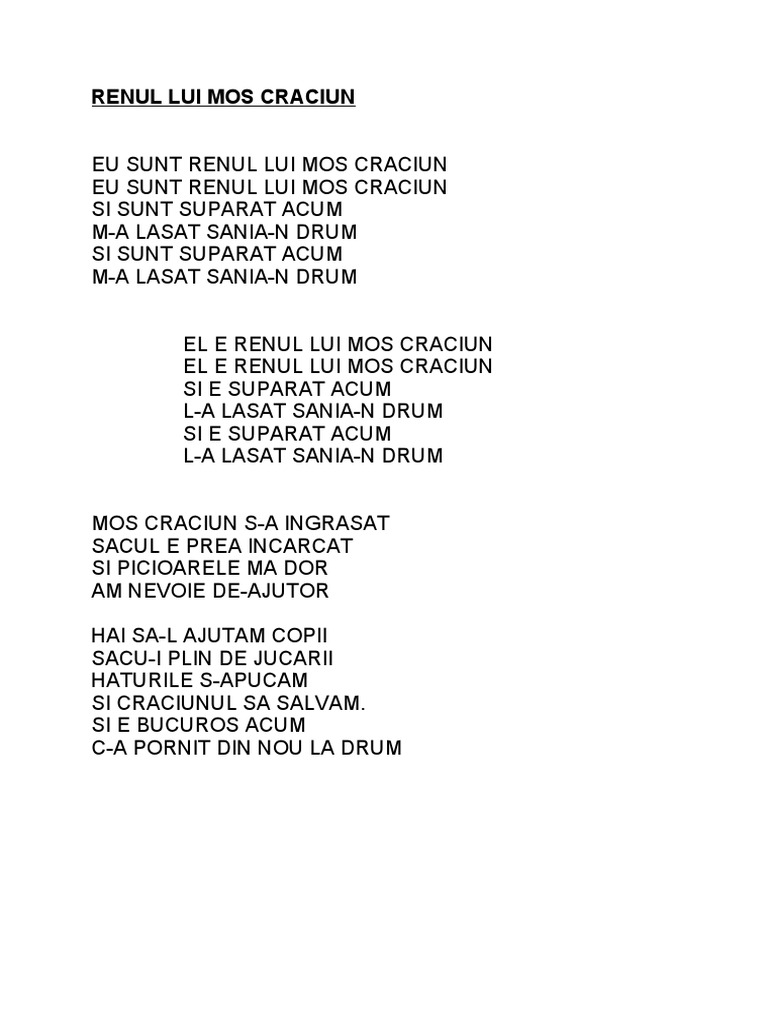 el e renul lui mos craciun Renul Lui Mos Craciun