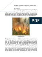 Hubungan Kebakaran Hutan Dengan Serangan Hama Dan Penyakit