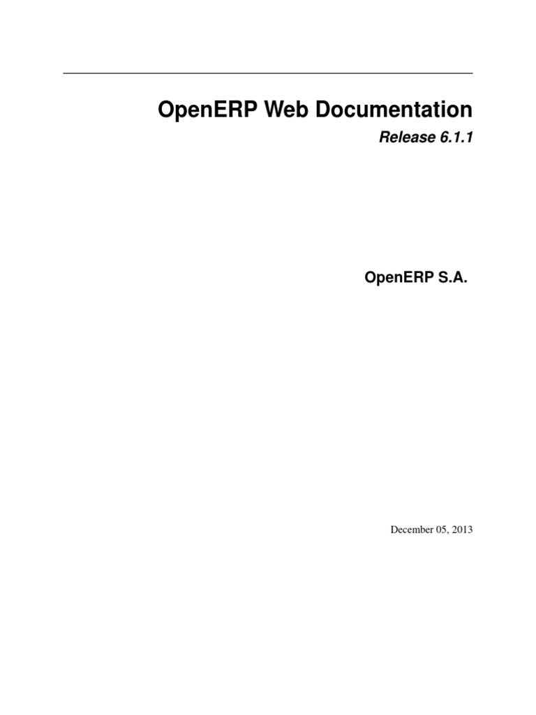 Openerp Web | PDF | Java Script | Method (Computer Programming)