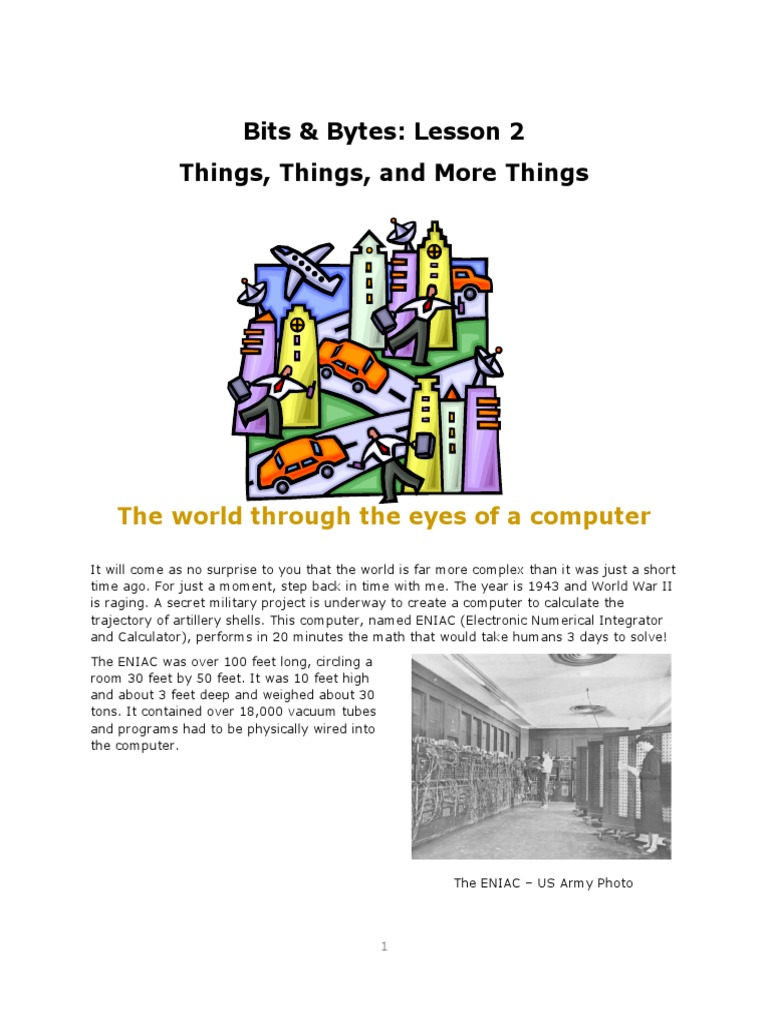 Bits and Bytes - Lesson 2 | Class (Computer Programming) | Object