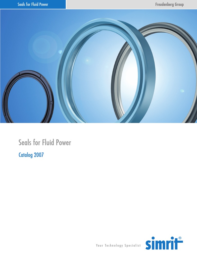 03. Simrit Seals for Fluid Power (Hydraulics Catalog 2007