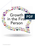 Growth in The First Person