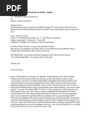 Download 62+ Contoh Surat Contoh Surat Lamaran Kerja Zenius Gratis