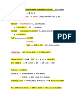 Analisis de Contaminantes en Muestra de Fluido