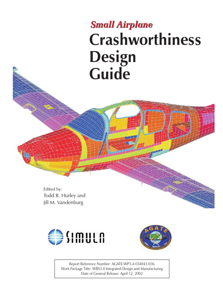 Crashworthiness Design Guide: Small Airplane | PDF | Velocity ...