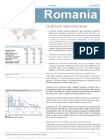 Consensus Forecast Romania - February 2013