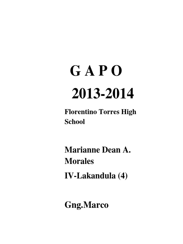 Gapo Review | PDF