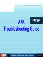 Asus A7K Troubleshooting Guide