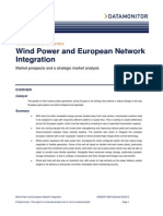 Wind Power and European Network Integration: Market Prospects and A Strategic Market Analysis