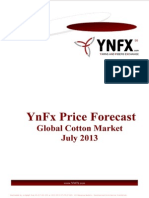 YnFx Cotton Price Forecast - July 2013