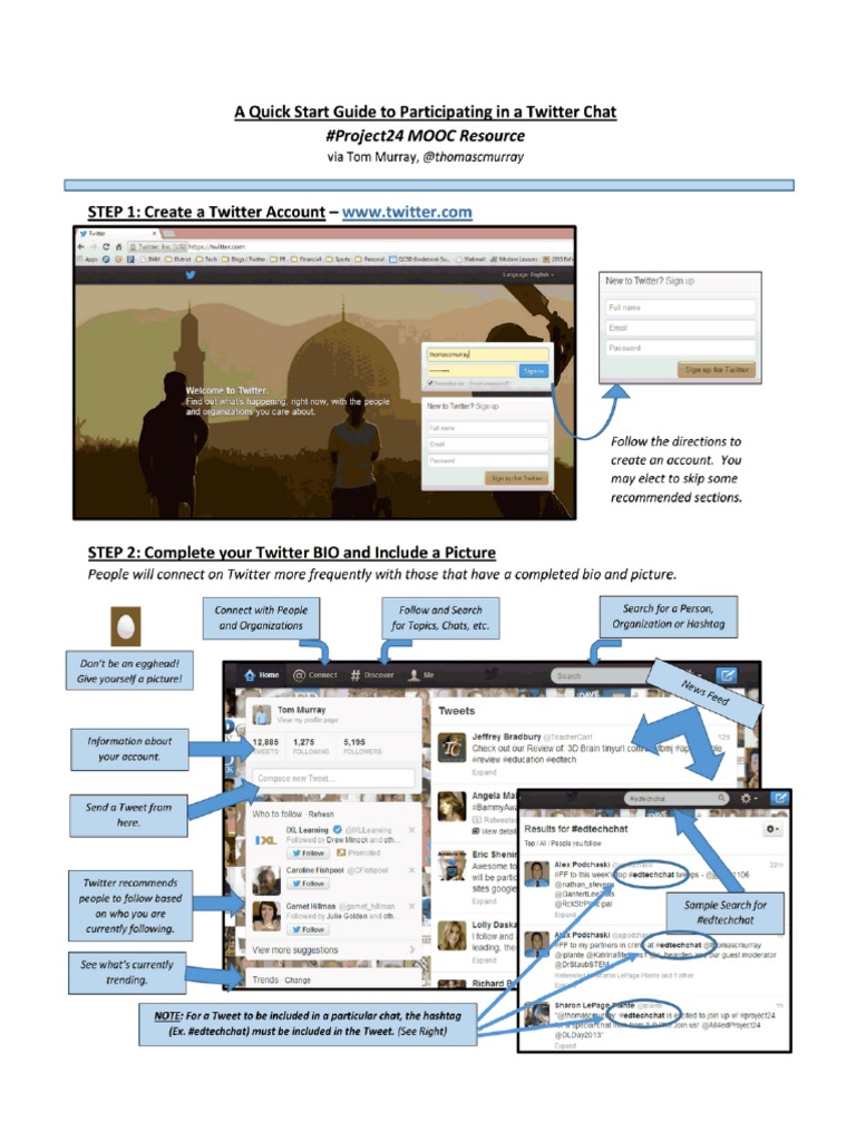 Intro Twitter PD Session | PDF | Media Sharing | Social Media