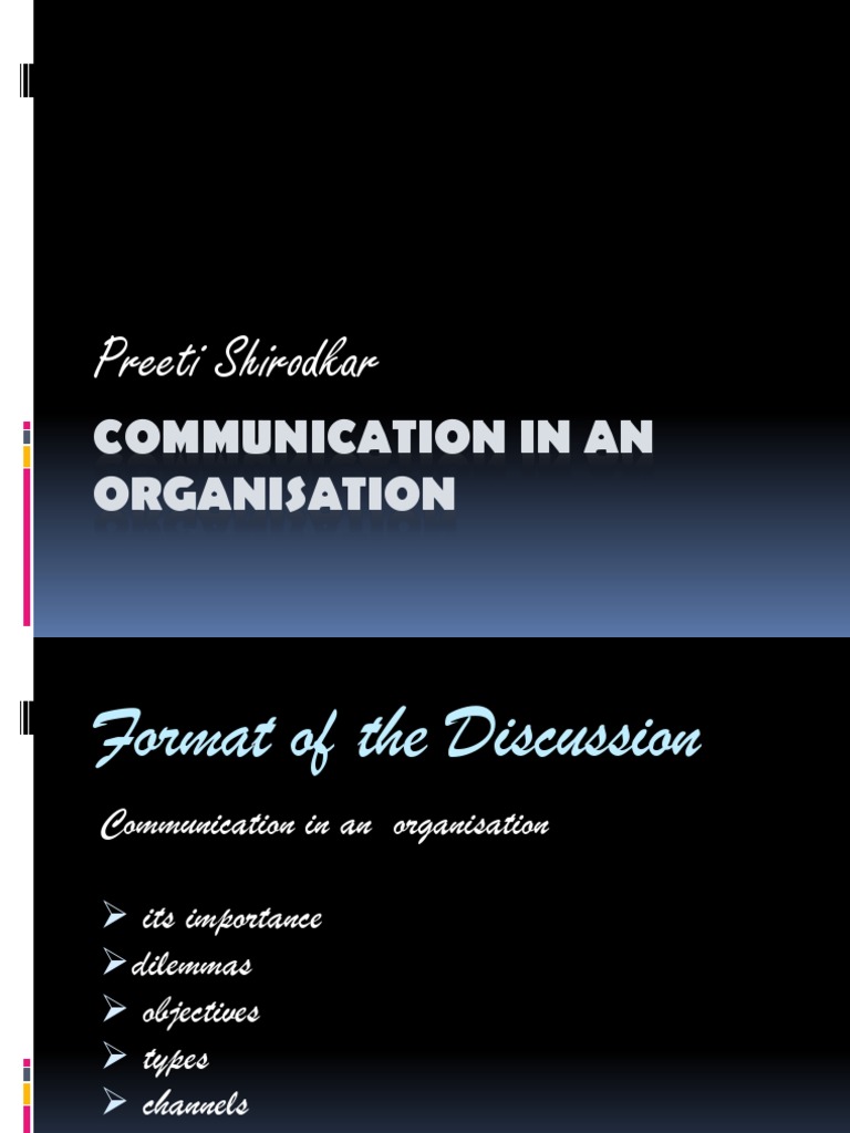 Effective Communication in Organizations | PDF | Communication | Cognition