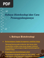 Download Bahaya Bioteknologi Dan Cara Penanggulangannya Tugas Bio Bioteknologi by Nastiti Annisa Saraswati SN209142941 doc pdf