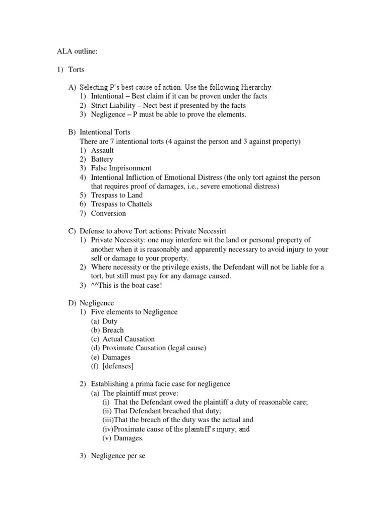 Bar Prep Outline | PDF | Witness Impeachment | Search And Seizure