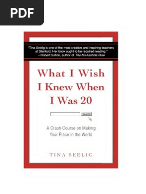 S2 L1 What I Wish I Knew When I Was 20 (Tina Seelig)