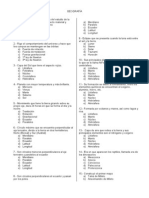 Evaluación de Geografía