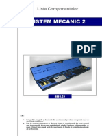 4861.20 - Lista Componentelor - Sistemul Mecanic 2