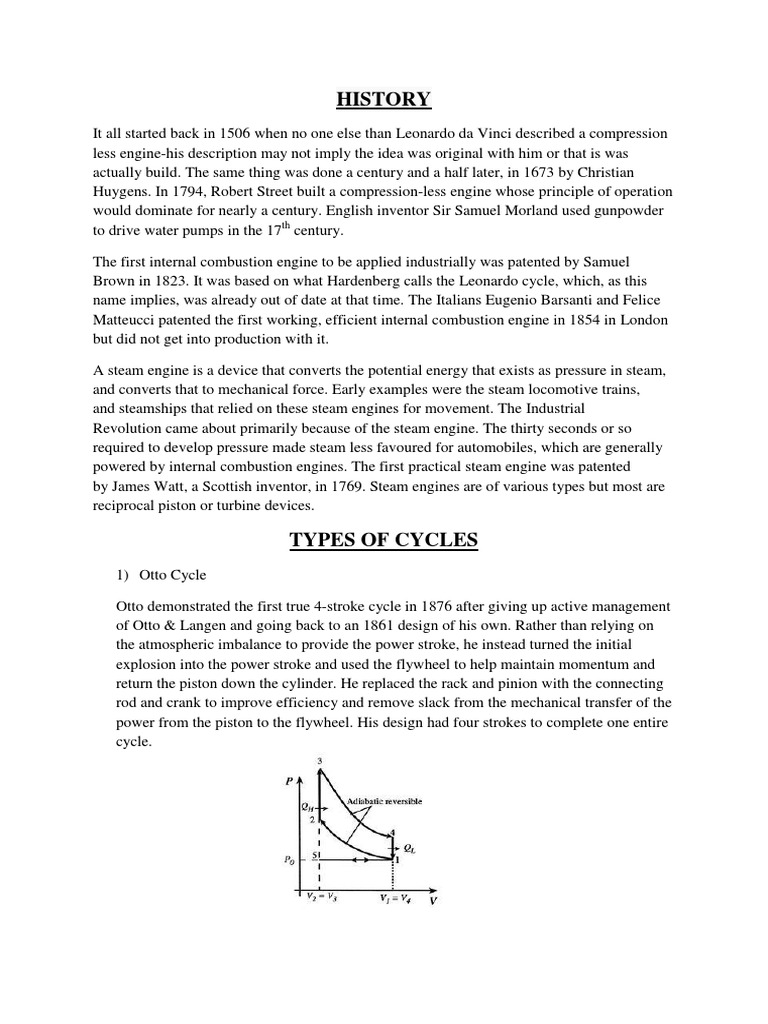Engine AnalysisCapstone Report PDF Internal Combustion Engine