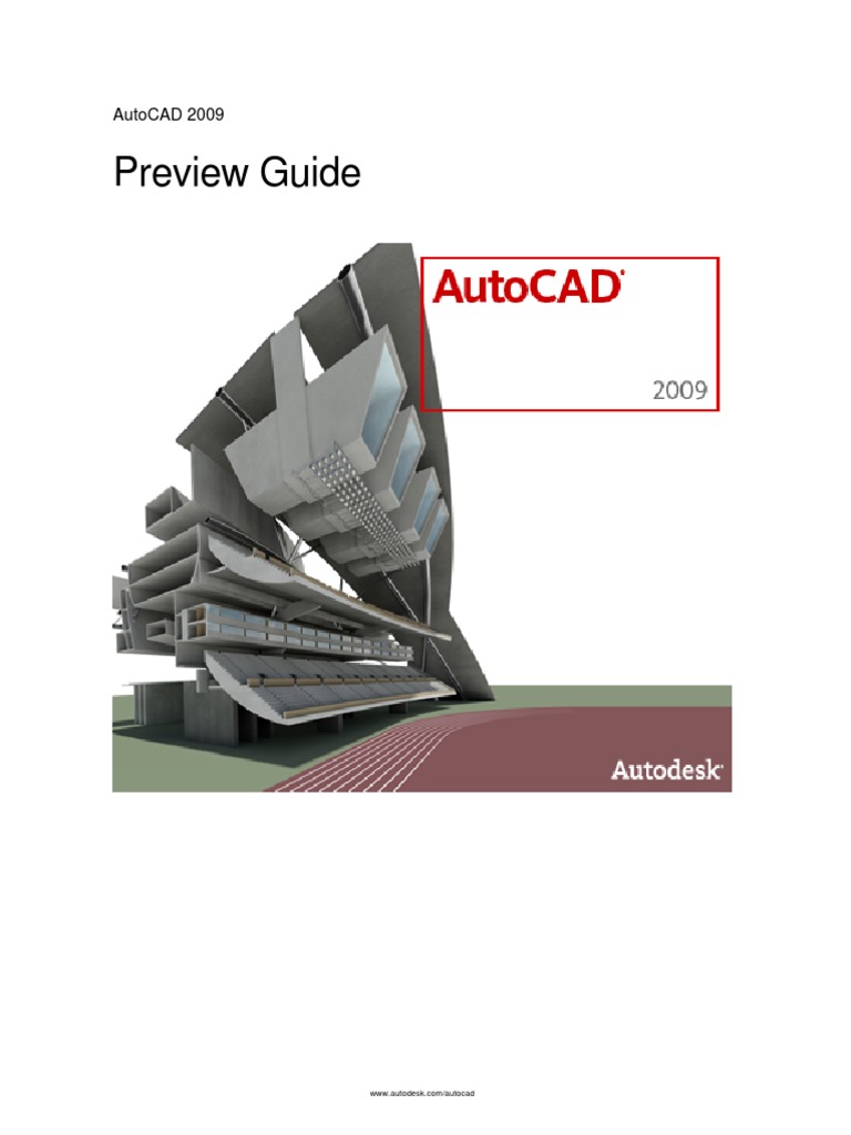 AutoCAD 2009 Preview Guide | PDF