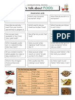 Food Worksheet