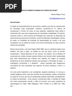 o Desenvolvimento Humano Na Teoria de Piaget