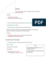 Grammar: Pronoun-Antecedent Agreement