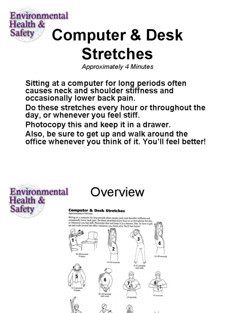 Computer Desk Stretches