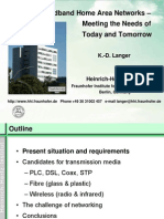 Broadband Home Area Networks