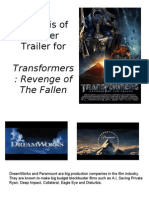 Transformer 2 Teaser Trailer Analysis