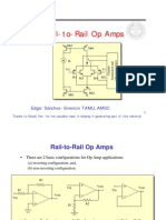 Rail-to-Rail Op Amps: Edgar Sánchez-Sinencio TAMU, AMSC