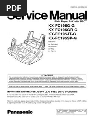Panasonic Kx Fp 711 User Manual Pdf