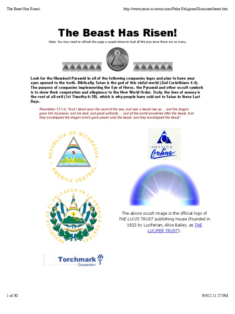 The Beast Has Risen PDF Kabbalah Triangle