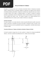 Base Teorica Del Ensayo de Pandeo de Columnas