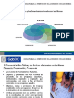 El Proceso de La Obra Publica y Los Servicios Relacionados Con La Misma