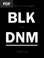 Download BLKDNM MENS SS14 LOOKBOOK by mikeblkdnm SN209200570 doc pdf