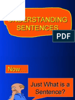 The Parts of A Sentence