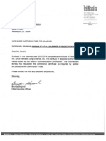 TALD 2013 Certificate of Compliance 2-25-20141