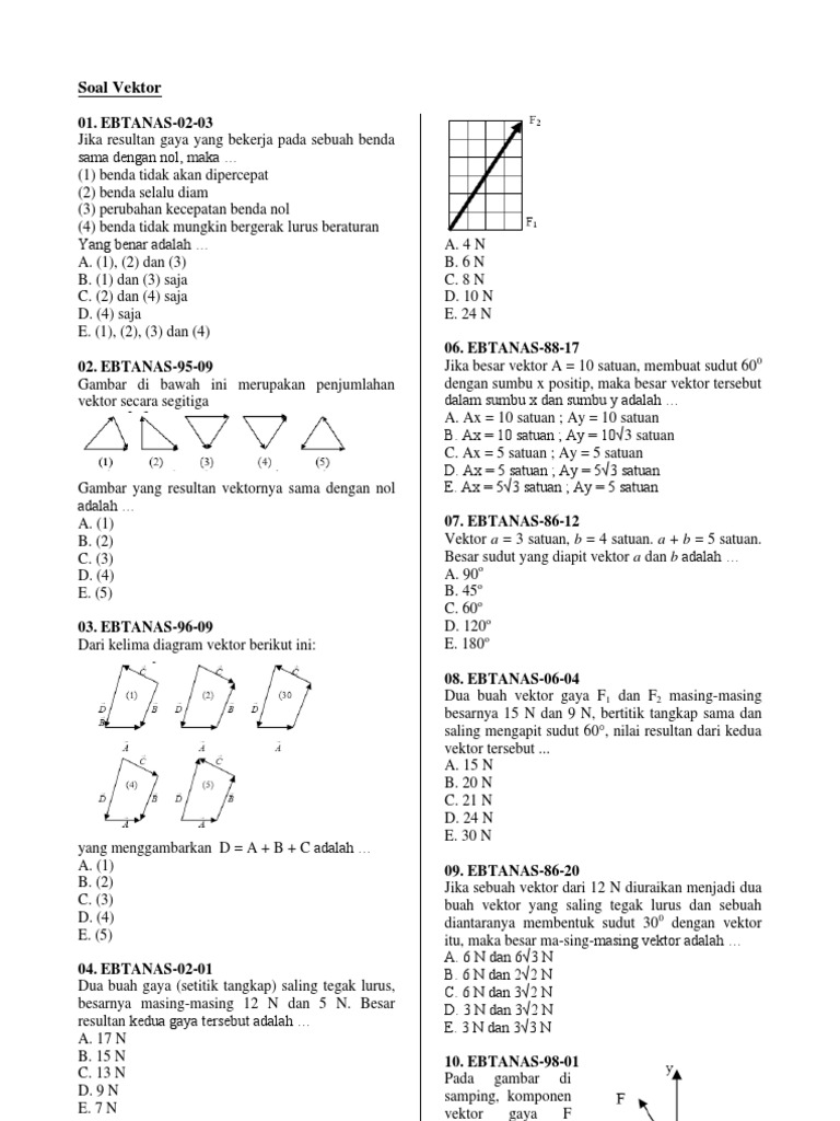 Contoh Soal Vektor Tegak Lurus Dan Pembahasannya | pembahasan soal cpns