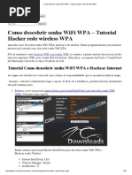 Como Descobrir Senha WiFi WPA - Tutorial Hacker Rede Wireless WPA